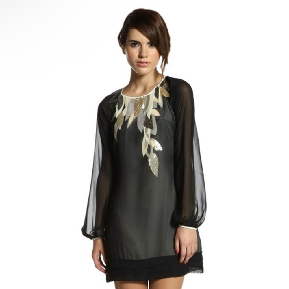 Ted Baker Sequin Embellished Dress. Ted Baker Size 1 (US 4)